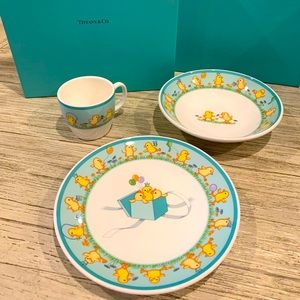 Tiffany & Co Chicks plate set
